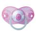 Intelligent pacifier made of latex cherry profile size 1 (from 0 to 6 months) pink