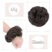 Thick Messy Curly Hair Bun Extension | Synthetic Updo Scrunchie - Brown 45g Reddish Brown - Buy Online on GoSupps.com