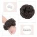 Silk-Co Hair Part with Rubber Band - Wavy Soft Dutt Hair Extensions for Messy Bun & Updos | Thickening Dark Red 45g - Buy Online on GoSupps.com
