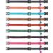 Murom Breakaway Leather Cat Collar with Bell | Adjustable and Soft Kitten Collar in Pink, Brown, Blue, Green, Red - Buy Online on GoSupps.com