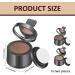 2 pi ces poudre de retouche de racine magique pour femmes brun fonc + brun clair Temporary Gray Coverage & Sweat Resistant Poudre Naturel semi_permanent - Buy Online on GoSupps.com