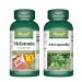 VORST Melatonin 10mg 60 Capsules and Ashwagandha 60 Capsules (Combo Bundle 2 Bottles)