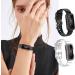Kakurookie 2 Pack Compatible Bands with Case for Fitbit Luxe/Inspire Series - Rugged & Shockproof Design - Black+Clear - Men/Women - Buy Online on GoSupps.com