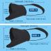 DYKOOK Tailors Bunion Corrector - 1 Pair Bunionette Sleeves with Gel Pads & Non-Slip Strap for Pain Relief & Toe Straightening (Black, Small) - Buy Online on GoSupps.com