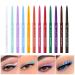 12 Colors Waterproof Eyeliner Set - Matte Eyebrow Pencil Eyeshadow Pen & Lipstick | Durable & Colorful Makeup - Buy Online on GoSupps.com