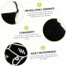 Healeved 10 Pcs Storage Bag Barber Drawstring Bag Drawstring Closure Cover Travel Hair Gym Bag Black Velvet 26x23cmx5pcs Blackx5pcs - Buy Online on GoSupps.com