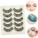 FOMIYES 40 Pairs Diamond False Eyelashes Exaggerated Eyelashes False Eyelashes Magnetic False Eyelashes Dramatic Glitter False Lashes Natural Look Chemical Fiber Hard Stem Striking Make up - Buy Online on GoSupps.com