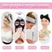 DDSHUN 3-Piece Makeup Hair Band Set | Bowknot Headbands for Yoga Spa & Sports | Elastic Hair Wraps in White Gray & Black - Buy Online on GoSupps.com