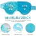 Cold Compress Eye Cover | Reusable Gel Bead Sleep Mask | Microwavable & Freezable Eye Compress for Puffy Eyes & Dark Circles | Adjustable Strap for Women & Girls - Buy Online on GoSupps.com