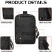 Gogoku 4-Pack Tactical Molle Pouch Combo - Compact Utility EDC Waist Bag Set in Black - Buy Online on GoSupps.com