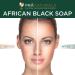 PraNaturals 100% Organic Raw African Black Soap 3x 200g Ethically Sourced and Handcrafted in Ghana For All Skin Types Detoxifying and Anti-Ageing All Pure Natural Lotion Vegan Unprocessed - Buy Online on GoSupps.com