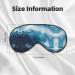 SSIMOO Big Ocean Wave Eye Mask | Ultra-Soft Light-Blocking for Optimal Comfort & Sleep | International Shipping Available - Buy Online on GoSupps.com