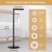 LAYUKI Free Standing Toilet Paper Holder in Matte Black Stainless Steel - Rustproof Bathroom Tissue Roll Stand - Buy Online on GoSupps.com