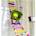 JJ Store Wooden 80cm Parrot Ladder Bridge with Hooks - Pet Bird Toy - Buy Online on GoSupps.com