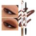 Eyeshadow | Cream Gel Texture Multicolors Eyeliner Makeup with Brush Long Lasting Eye Liner Quick Drying Makeup Supplies for Daily Use Shakven Coffee Brown - Buy Online on GoSupps.com