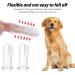 12Pcs Dog Finger Toothbrush Transparent Dog Toothbrush Set Cat Dog Silicone Finger Toothbrush Easy Pets Teeth Cleaning Toothbrush for Dogs Cats Dental Care - Buy Online on GoSupps.com
