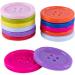 100 Pack 1 Inch Flatback Sewing Buttons for Arts, Crafts, Fashion Clothing - DIY Projects, Assorted Colors - Buy Online on GoSupps.com