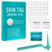 Skin day distant Micro Skin Tag Removal kit for small size Skin tags (4 mm and below) with 20 x ribbons and 72 x Skin day remover patches