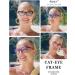 Eyekepper 4-Pack Cat Eye Reading Glasses +2.00 | Stylish Blue Light Blocking Readers for Women - Buy Online on GoSupps.com