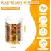 Patelai 4 Pieces Round Clear Wide-mouth Leak Proof Plastic Container Jars with Lids for Travel Storage Makeup Beauty Products Face Creams Oils Salves Ointments DIY Making or Others (White 12 Ounce) - Buy Online on GoSupps.com