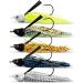 MadBite Swim Jig Fishing Lures 5 Pack - Heavy Brush Guard, Silicone Skirt, Needle Point Hooks - 3/8 oz and 1/2 oz Sizes - Multi-Color Kits - Clear & Muddy Water - Includes Storage Box - Buy Online on GoSupps.com