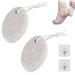 Pumice Stone Natural Pumice Stone Pumice Stone Foot Care Pumice Stone Callus Stone for Exfoliating and Removing Hard Dead Skin - 2 Pieces Comes with 2 Hooks