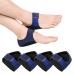 Hedge cushion 4PCs gel heel protection silicone pads heel socks new material heel gel for heel spur Plantar fasciitis very suitable for heel pain dry cracked heel blue 2 couples