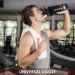 Large 28 oz BPA-Free Protein Shaker Bottle - Durable, Leak-Proof, Hand-Safe Design - Buy Online on GoSupps.com