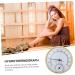 Happyyami Sauna Thermometer & Hygrometer Set - 2 Pack Moisture Measuring Tool for Accurate Temperature Monitoring - Durable ABS Material - Perfect for Home Saunas - Buy Online on GoSupps.com