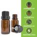 Refillable Empty Amber Glass Bottles for Essential Oils - 12 Pack with Dropper and Cap - DIY Aromatherapy Kit - Buy Online on GoSupps.com
