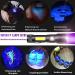UV LED Torches Rechargeable (with 2200 mAh 18650 Battery) iToncs 3 in 1 White Light Black Light COB Red Light Torch Small Strong Magnet Bright 395 nm UV Lamp for Banknotes Urine of Pets 1 piece - Buy Online on GoSupps.com