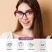 LVIOE Blue Light Filter Glasses - Over Glasses Comfort for Eye Strain Relief | Stylish Red & Pink Options - Buy Online on GoSupps.com