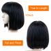 Queentas 10 Bob Wig for Women - 100% Human Hair Wig for Black Women | Best Quality & Comfortable Fit - Buy Online on GoSupps.com