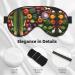 Ultra-Soft Light-Blocking Eye Mask | Various Vegetables Print for Optimal Comfort & Restful Sleep | International Shipping Available - Buy Online on GoSupps.com