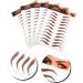 SKISUNO 5 Sheets eyebrow waterproof grooming shaping eyebrow authentic eyebrow sticker - Buy Online on GoSupps.com