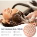 Silicone Shower Head Skin Brush & Hairbrush | Massage Brushes for Men Women & Teens | Perfect Shower Accessories Gift - Buy Online on GoSupps.com