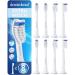 8er Demirstal essays Extra Soft Suitable for Philips Sonicare replacement brushes extra soft bristles for very sensitive teeth white HX6058E