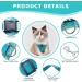Cat Harness and Lead Set Adjustable Kitten Harness with Collar Pendant Mesh Cat Lead Harness with Reflective Strips Escape-Proof for Large Medium Small Cats Dogs Pets Walking(Blue S) S Blue - Buy Online on GoSupps.com