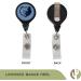 Memphis Grizzlies NBA Team Retractable Badge Holder Ticket Clip Reel ID - Buy Online on GoSupps.com