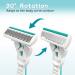 Premium Women's Razors with 6 Blades & Nonslip Handle - Includes 2 Handles & 19 Refills - Perfect for Close Shaving - Green - Buy Online on GoSupps.com