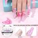 Makartt Solid Gel Builder for Nails 15ml Pink Glitter Nail Extension 3D Gel Sculpting Nail Art UV Nail Glue for Press on Nails Rhinestone Gel Molding Lamp Cured Twinkling Ballet - Buy Online on GoSupps.com