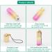 Rowiz 15PCS 5ml Yellow-Rose Red Gradient Color Glass Roll on Bottles UV Protection Empty Sample Vial Essential Oil Glass Bottles with Stainless Steel Roller Balls and Golden Screwcap with Buckle - Buy Online on GoSupps.com