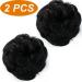 JJstar 2PCS Curly Messy Bun Hair Pieces in Off Black - High Heat Resistant Synthetic Fiber Scrunchies for Women and Girls - Buy Online on GoSupps.com