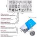 RUNRAYAY Nail Art Image Stamping Plates Valentine'S Day Love Heart Flower DIY Manicure Template Image Plate for DIY Nail Art - 6 x 12Cm B - Buy Online on GoSupps.com