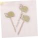 BRIGHTFUFU 3pcs Elephant Cupcake Picks Fruit Cake Topper Baby Shower Cocktail Picks Valentine Wedding Birthday Party Fruitcakes Appetizers Top Hat Food Makeup Flash Golden medium - Buy Online on GoSupps.com