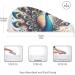 Peacock Hair Towel 2 Pack - Super Absorbent Quick Drying Turbans for Women & Girls | Perfect Hair Drying Solution - Buy Online on GoSupps.com
