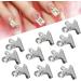 Nail Fiberglass Clip Ergonomic 10pcs Portable Wear Resistant Nail Pinching Extension Clip Firm Metal for Home for Women for Nail Salon - Buy Online on GoSupps.com