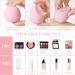 AUAUY 8 Pcs Makeup Sponge Blender Set Beauty Sponge Makeup Sponges for Foundation Multi-color Makeup Sponge Set With 1 holder 1 Storage Tank for Liquid Cream and Powder (Drop Cut Style) 8pcs Drop Cut Style - Buy Online on GoSupps.com