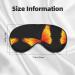 SSIMOO Butterfly Print Ultra-Soft Eye Mask - Light-Blocking for Comfortable Sleep | International Shipping - Buy Online on GoSupps.com