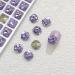 FEIlei 10 Pcs Heart Nail Charms Pointed Back Nail Art Charms Butterfly Nail Rhinestones